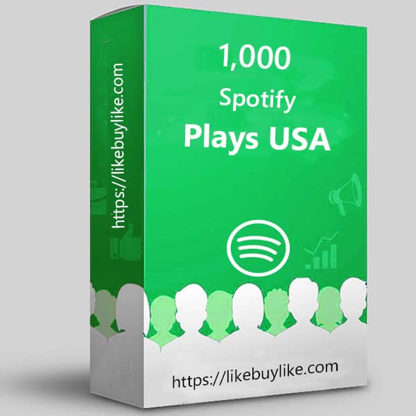 Buy 1000 Spotify plays USA