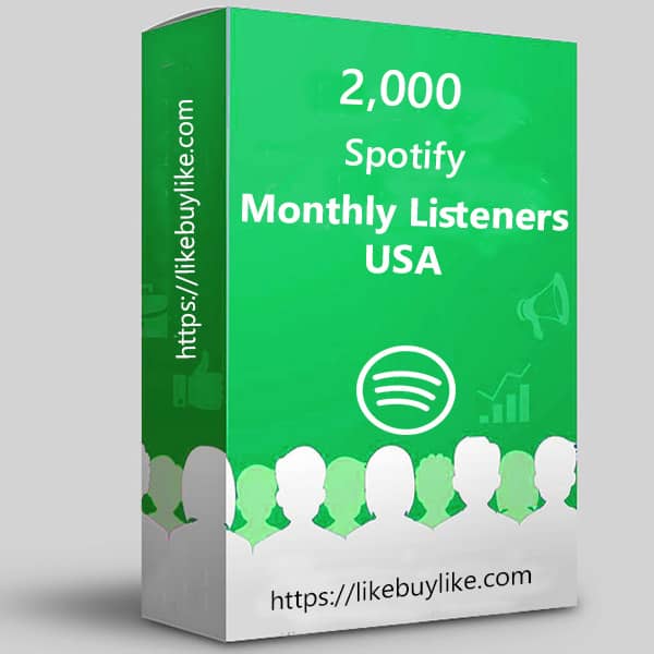Buy 2000 Spotify monthly listeners USA