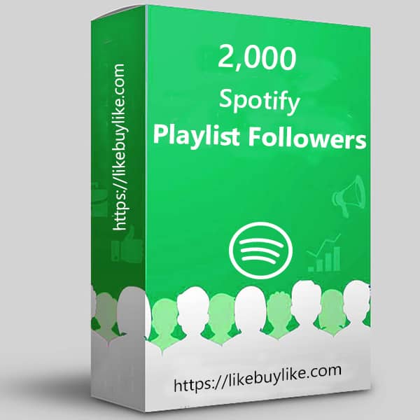 Buy 2000 Spotify playlist followers