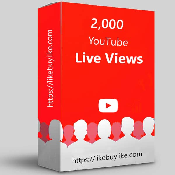 Buy 2000 Youtube live stream views