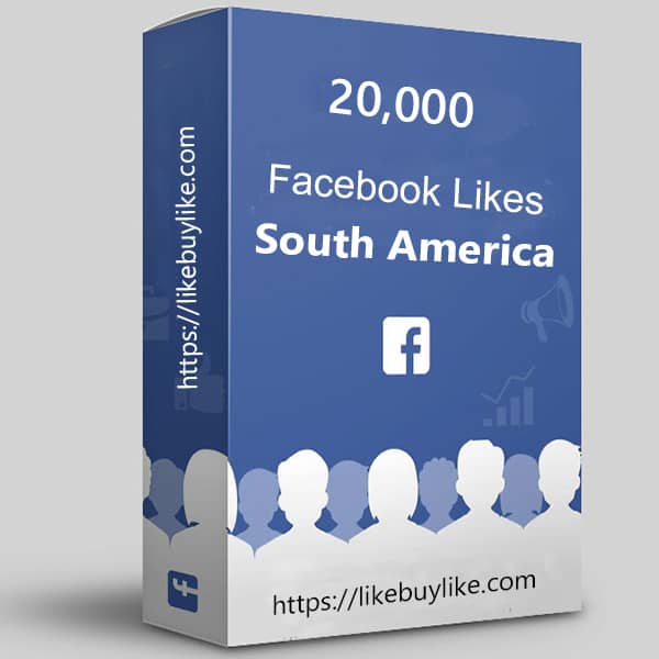 Buy 20k Facebook likes South America