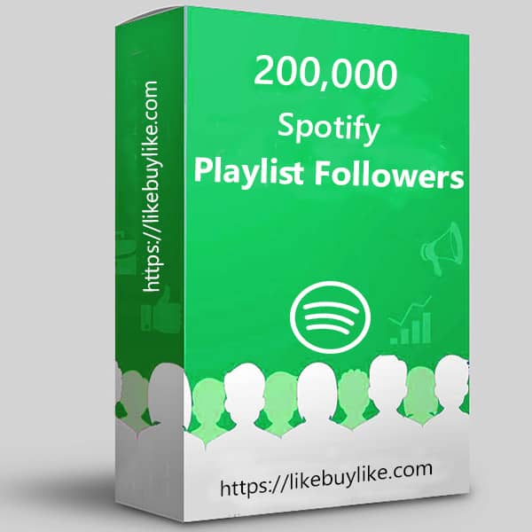 Buy 200k Spotify playlist followers