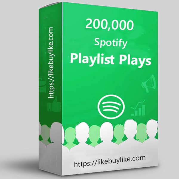 Buy 200K Spotify playlist plays