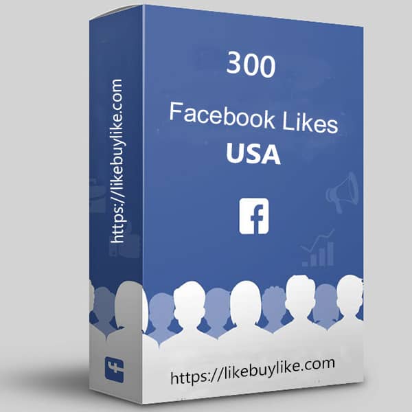 Buy 300 Facebook likes USA