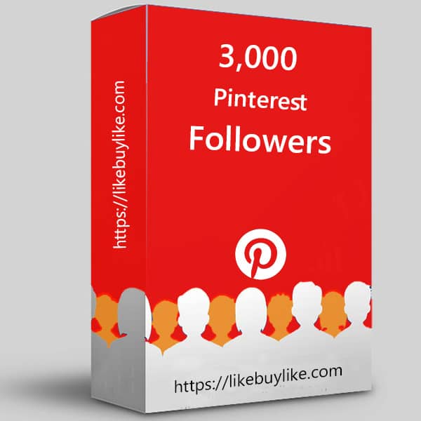 Buy 3000 Pinterest followers
