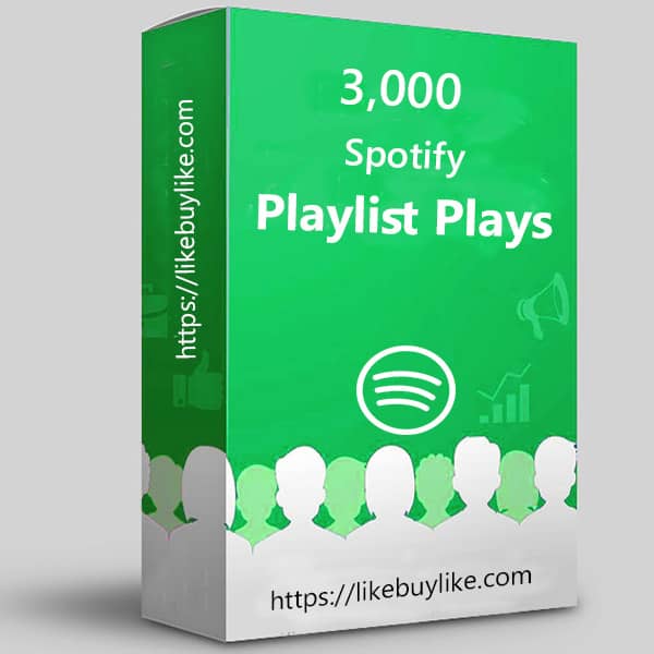 Buy 3000 Spotify playlist plays