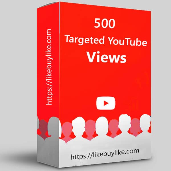 Buy 500 targeted YouTube views