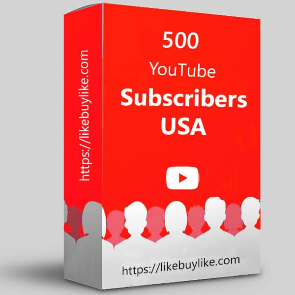 Buy 500 YouTube subscribers USA